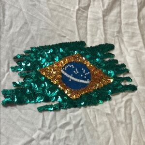 🇧🇷Sequin Brazil Flag Patch 🇧🇷